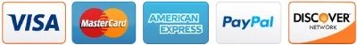 Secure payment cards accepted at ProvaDent checkout
